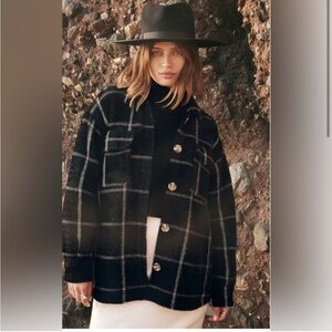 Z Supply Plaid trucker Jacket